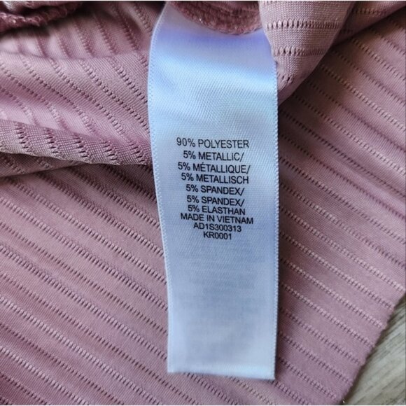 Adrianna Papell Shirt Womens Medium Short Sleeves Drape Flowy Top - Picture 8 of 11